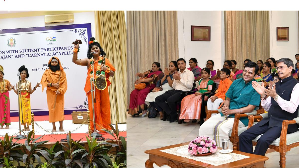 Governor felicitates students, teachers of Kala Shiksha Music Academy