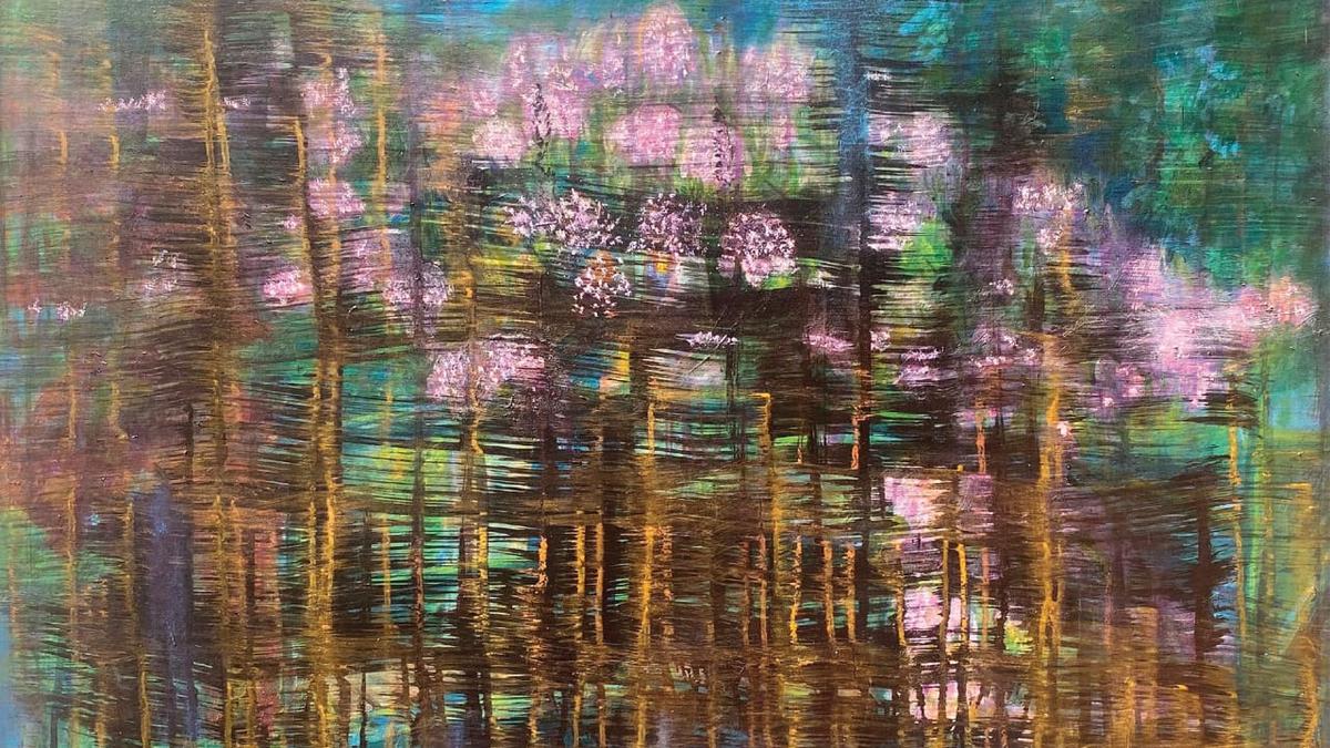 French artist’s works of lyrical abstraction on show in Auroville