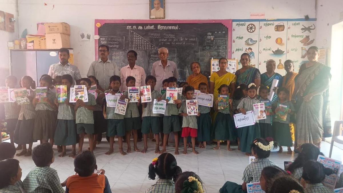 For 25 years, octogenarian donates study materials for school students in Ranipet