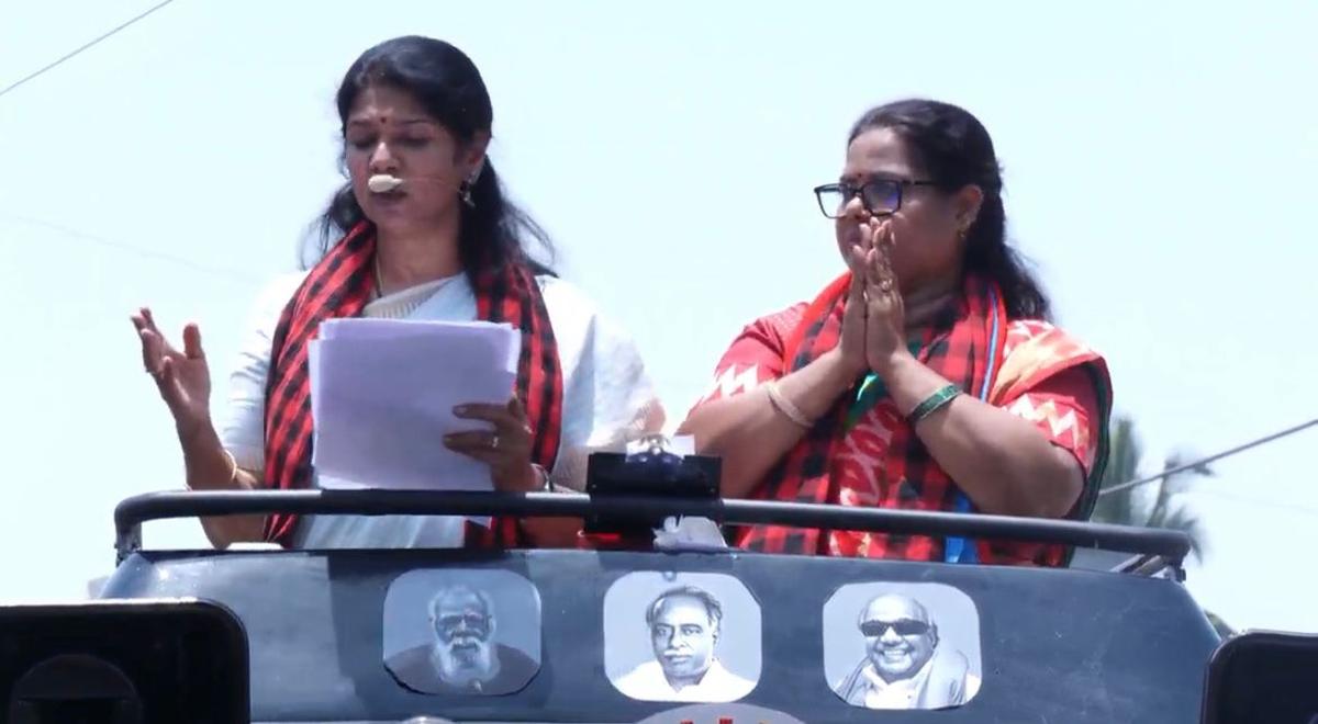 T.N. election | Palaniswami has not only betrayed Tamils but also senior AIADMK leaders: Kanimozhi