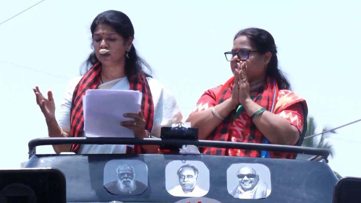 T.N. election | Palaniswami has not only betrayed Tamils but also senior AIADMK leaders: Kanimozhi