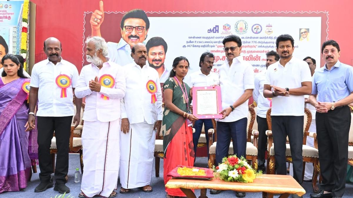 T.N. CM Stalin inaugurates housing units in Chennai