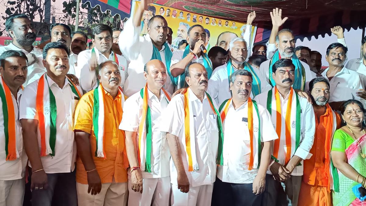 BRS leaders enjoying freedom after joining Congress