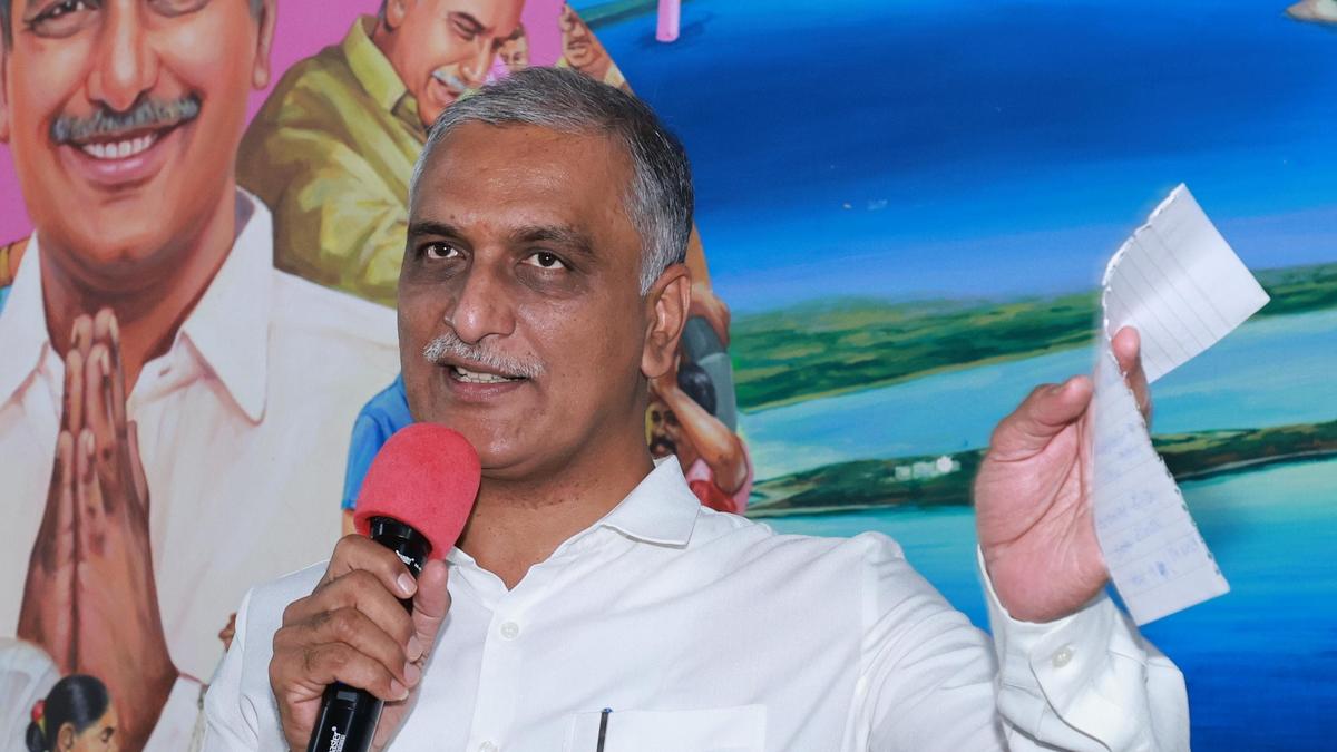Switch on Kaleshwaram PHs to protect wilting crops: Harish