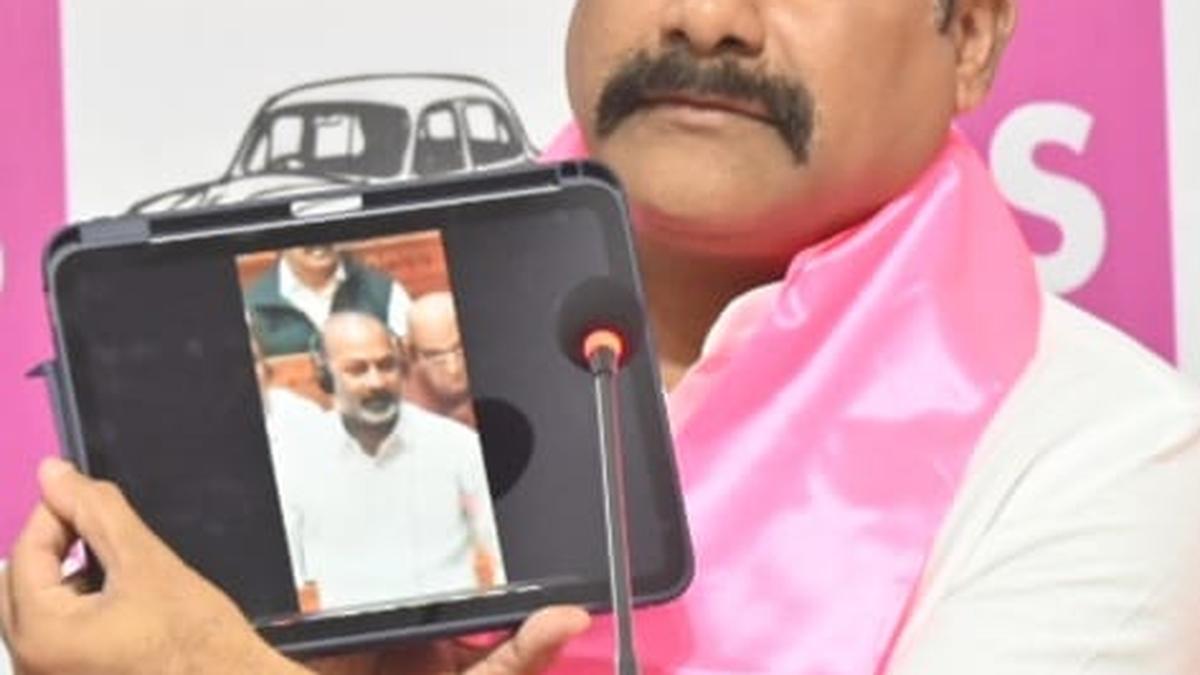 BRS leader hits out at Bandi Sanjay