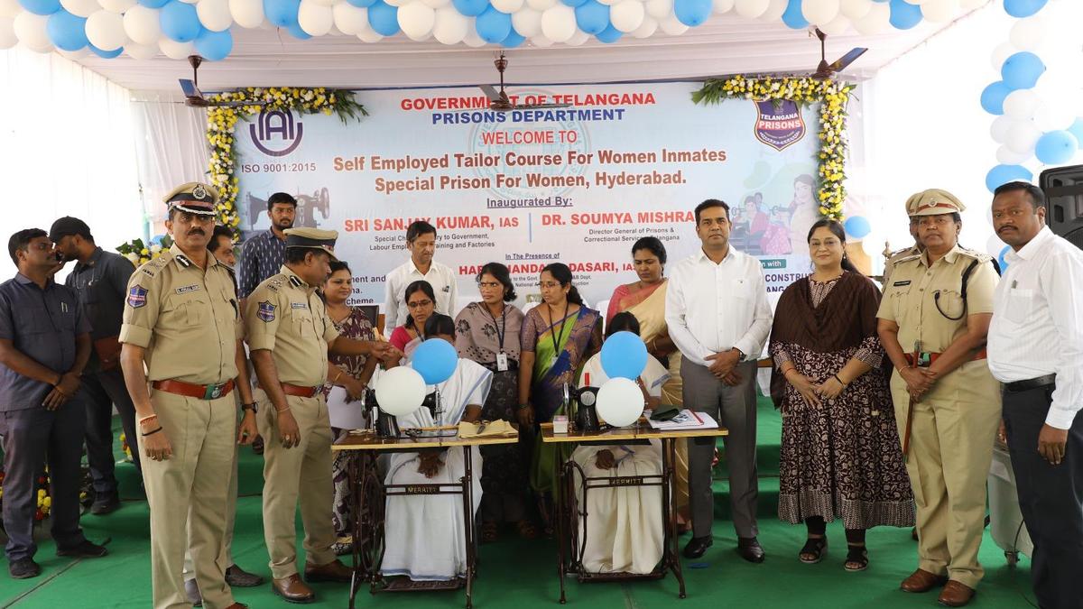 Tailoring course launched for women inmates at Hyderabad Prison