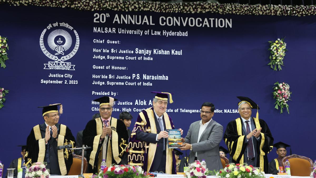 NALSAR convocation: Justice Kaul emphasises case methods for teaching