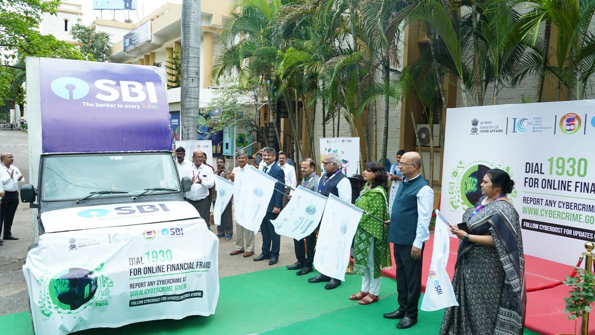 SBI Hyderabad Circle flags off cyber security awareness drive 