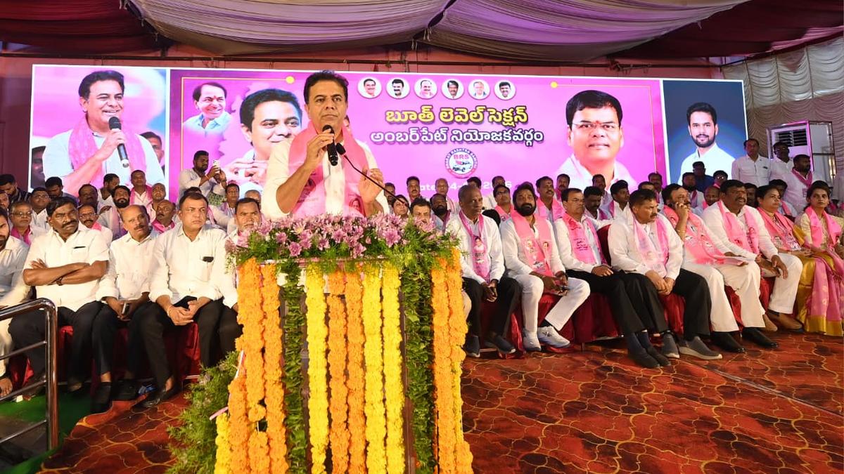 KTR accuses Congress govt. of conspiring to install meters to farm power connections