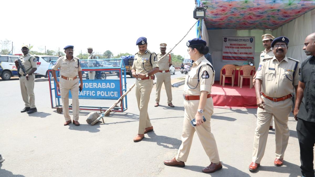Hyderabad police step up watch ahead of Bakrid