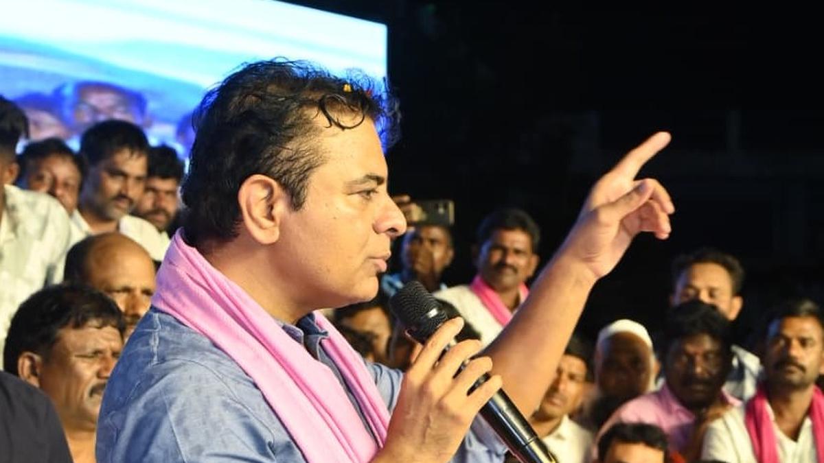 Let Revanth Reddy make 10 defected MLAs quit and re-contest, if he has faith in his work: KTR