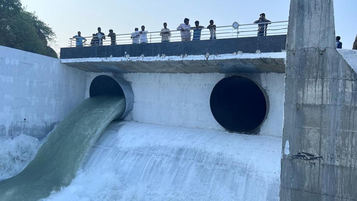 Trial run of first pump of P9 pump house of Kaleshwaram taken up