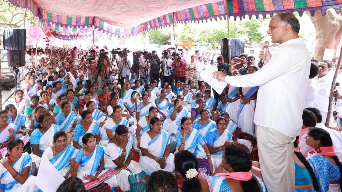 Harish Rao flays govt. for not keeping word given to ASHA workers