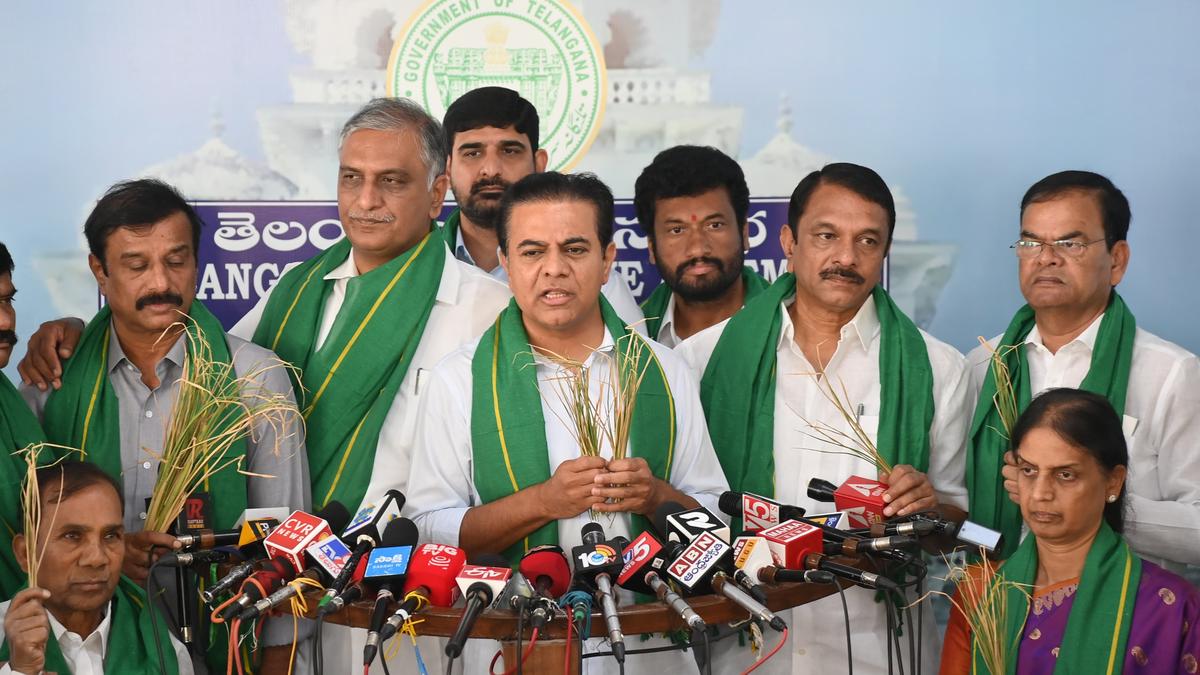 Budget a ‘web of lies’ with ‘zero gains’ for Telangana: KTR, Harish