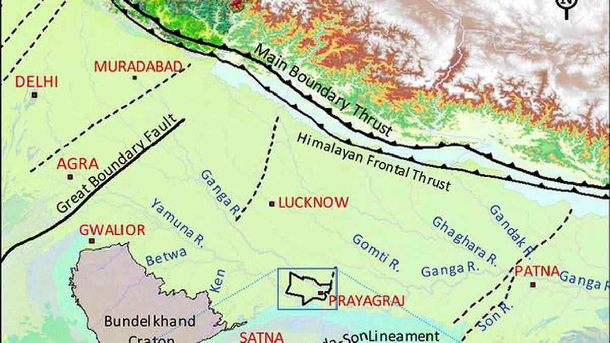 Ganga Yamuna River Map