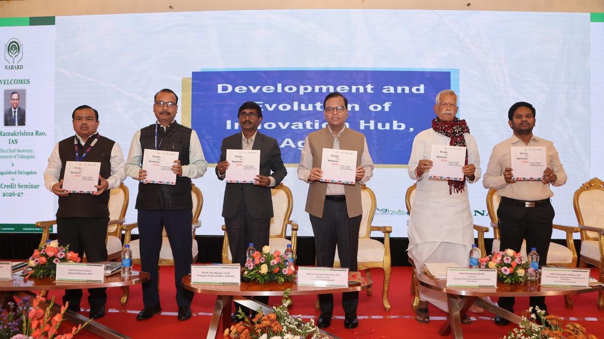 NABARD pegs FY27 priority sector credit potential of Telangana at ₹4.43 lakh crore