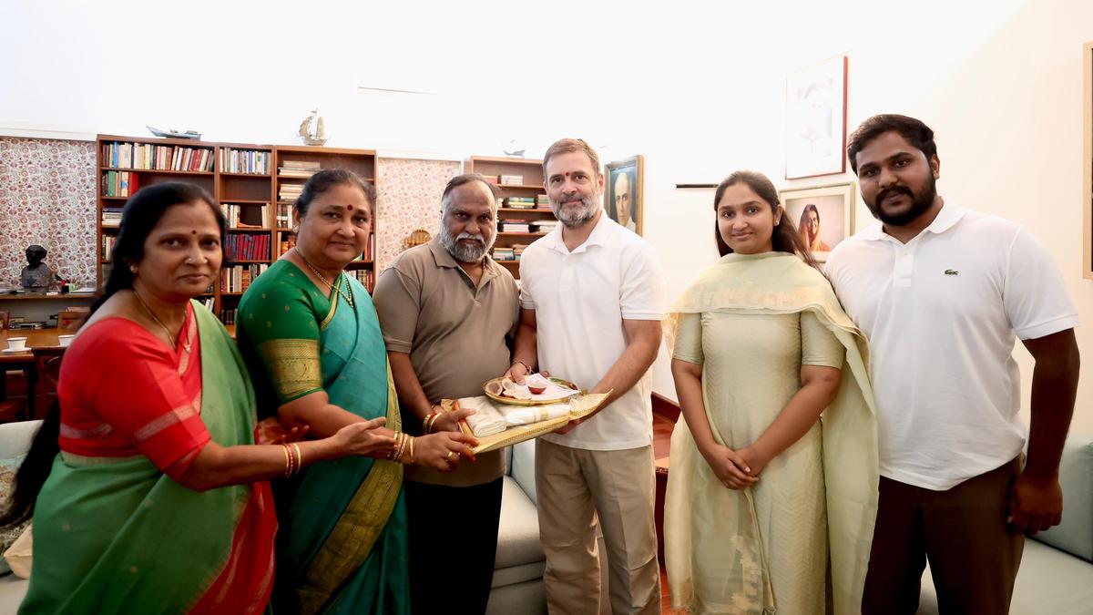 Jagga Reddy meets Rahul Gandhi 
