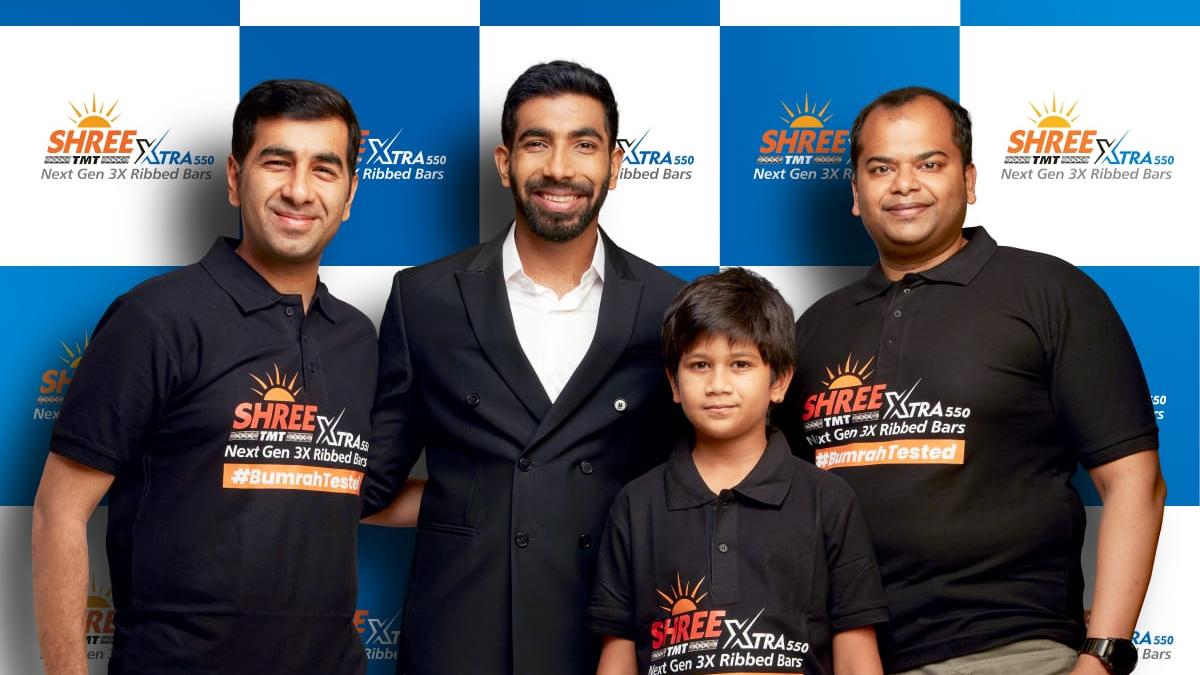 Ace pacer Jasprit Bumrah made Shree TMT Steel brand ambassador