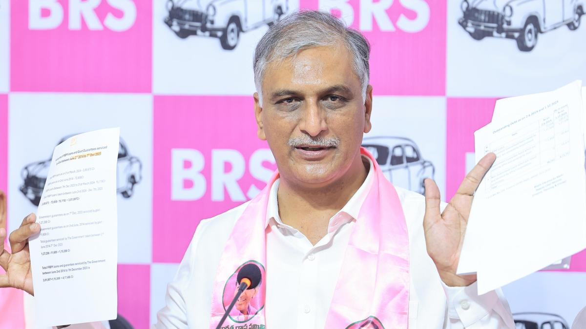 CM speaking lies on debt, Krishna water: BRS leader Harish Rao