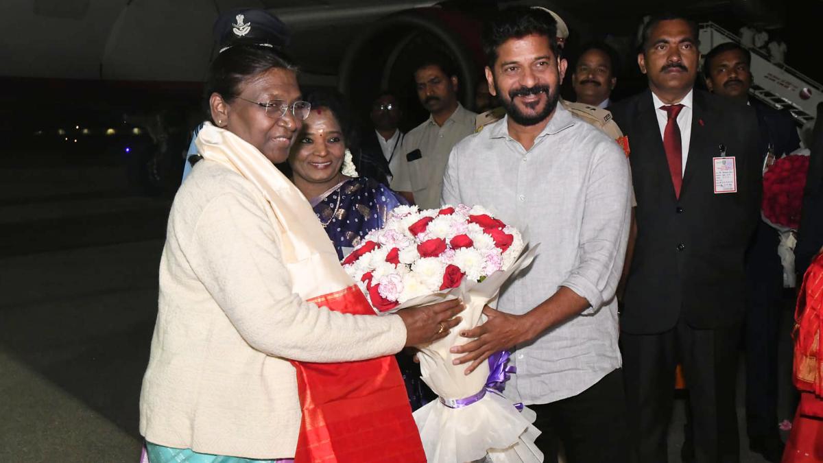 President Droupadi Murmu Receives Warm Welcome In Hyderabad For Annual ...