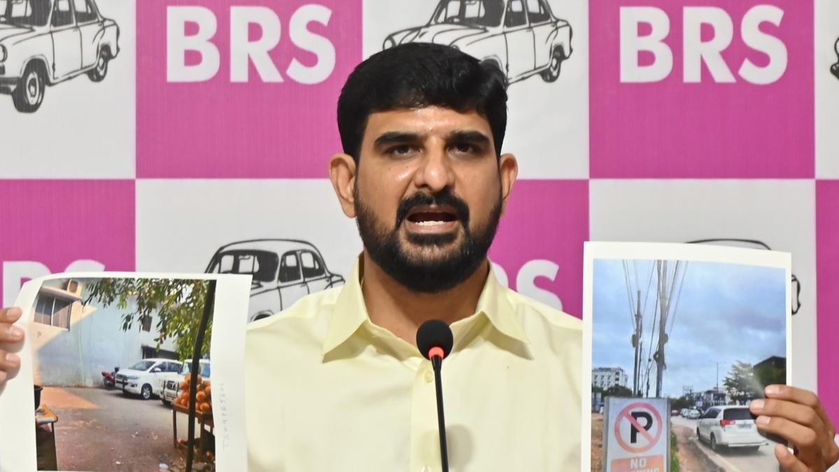 BRS MLA Kaushik Reddy alleges misuse of Govt vehicles by Karimnagar CP