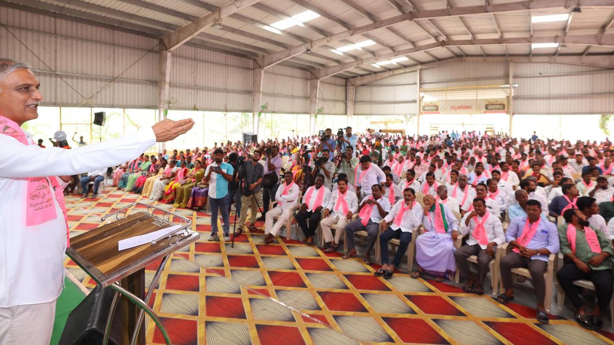 Harish Rao urges people not to get fooled by ‘fake guarantees’ again