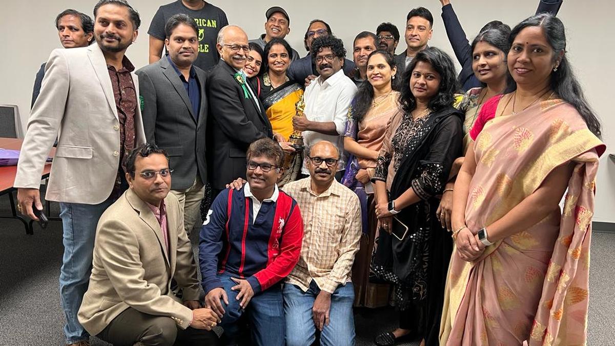 Chandrabose felicitated in Atlanta for his Oscar