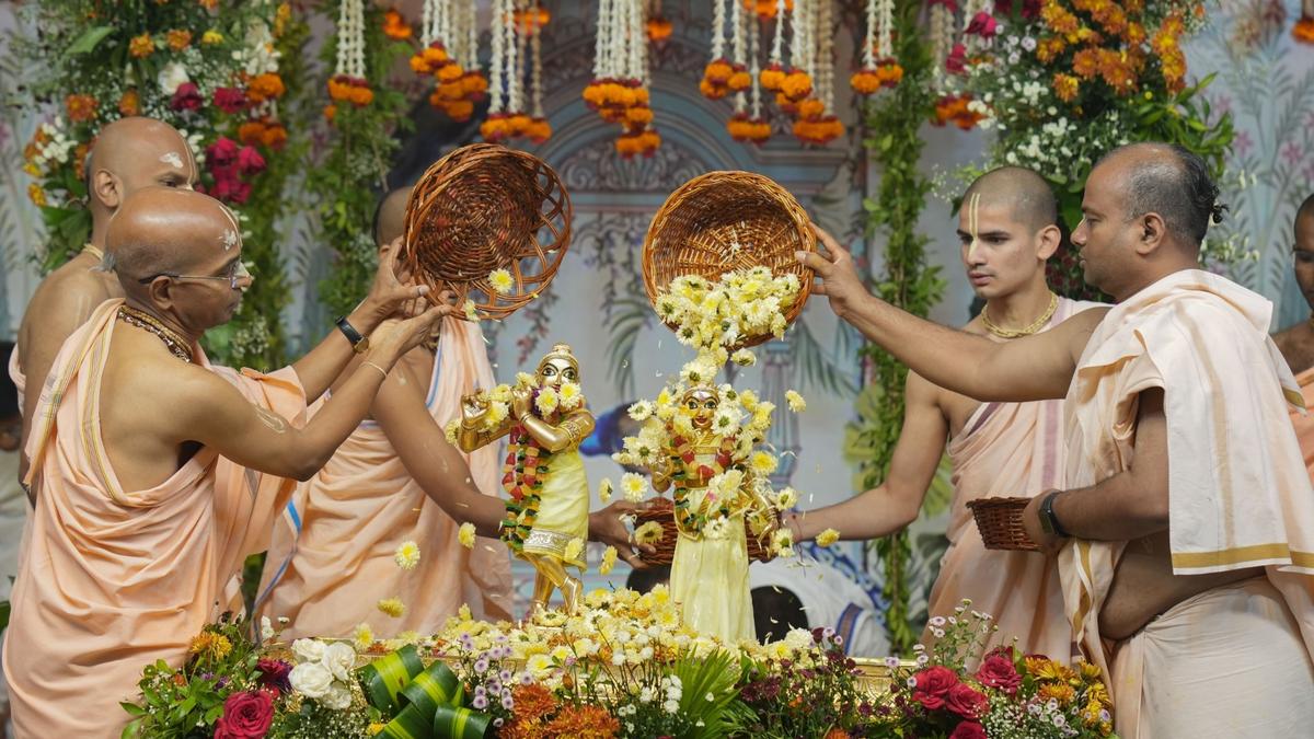 Sri Radhastami celebrated with grandeur at Hare Krishna Golden Temple
