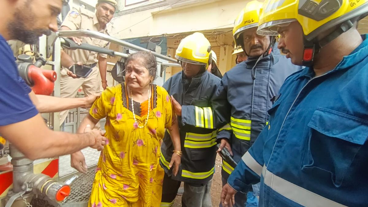 Six people rescued by firefighters from smoldering building in Hyderabad’s Afzalgunj