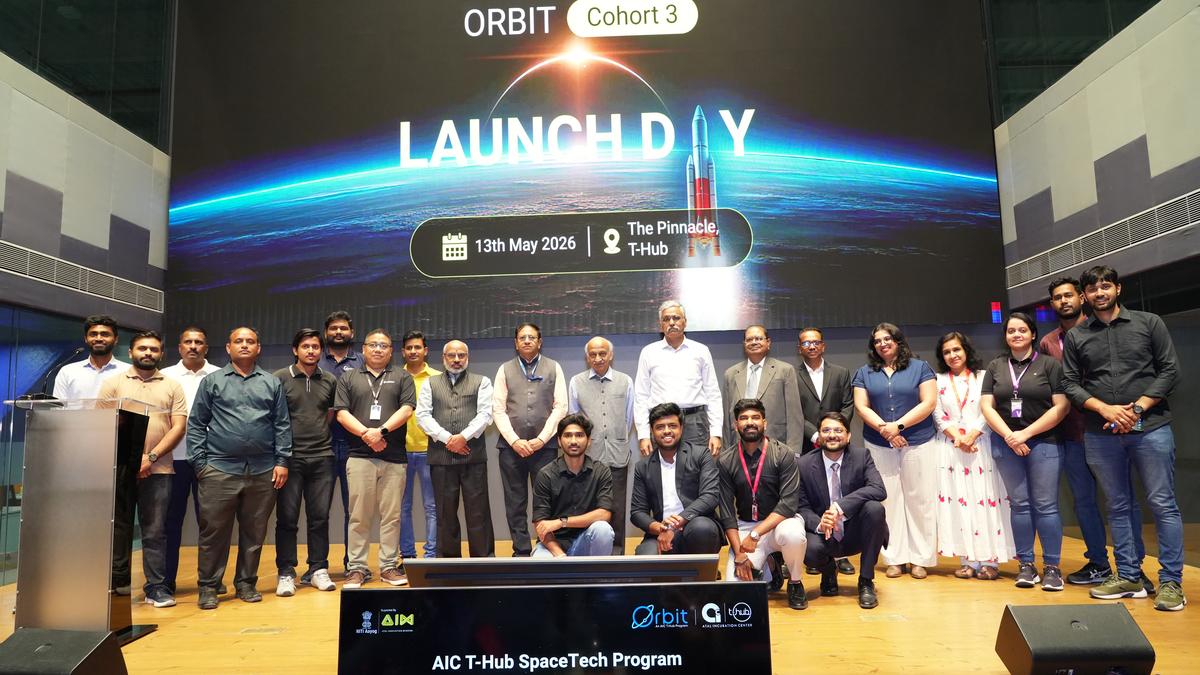 3rd cohort of AIC T-Hub SpaceTech accelerator Orbit takes off with 13 startups