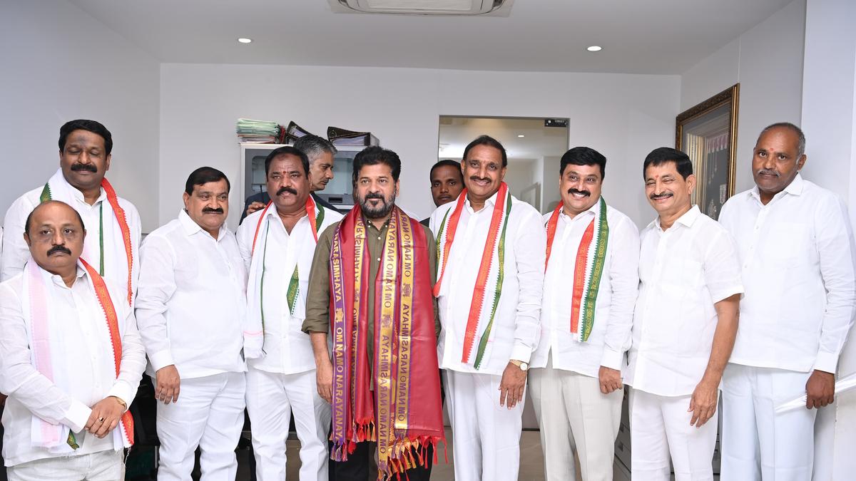 Ninth BRS MLA joins Congress; Arikepudi invited into Congress by CM Revanth Reddy