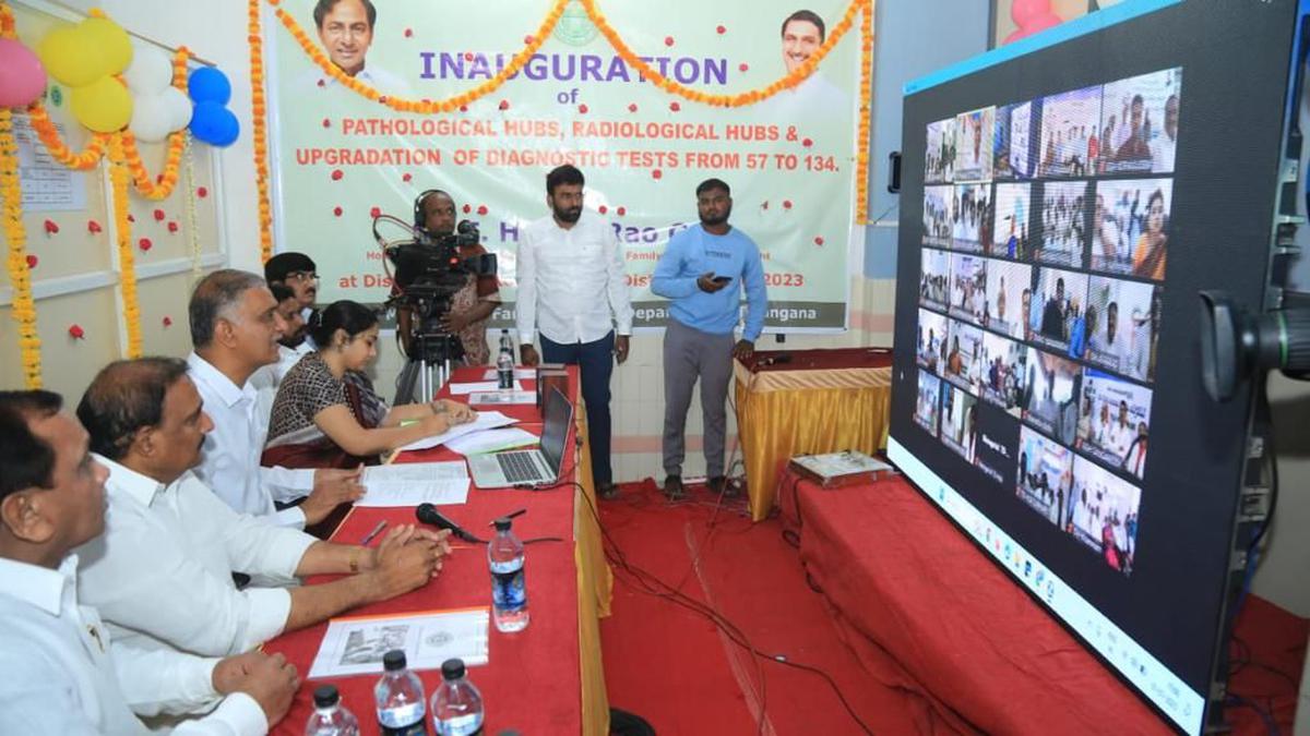 Harish Rao launches 134 Diagnostic Tests in T-Diagnostics