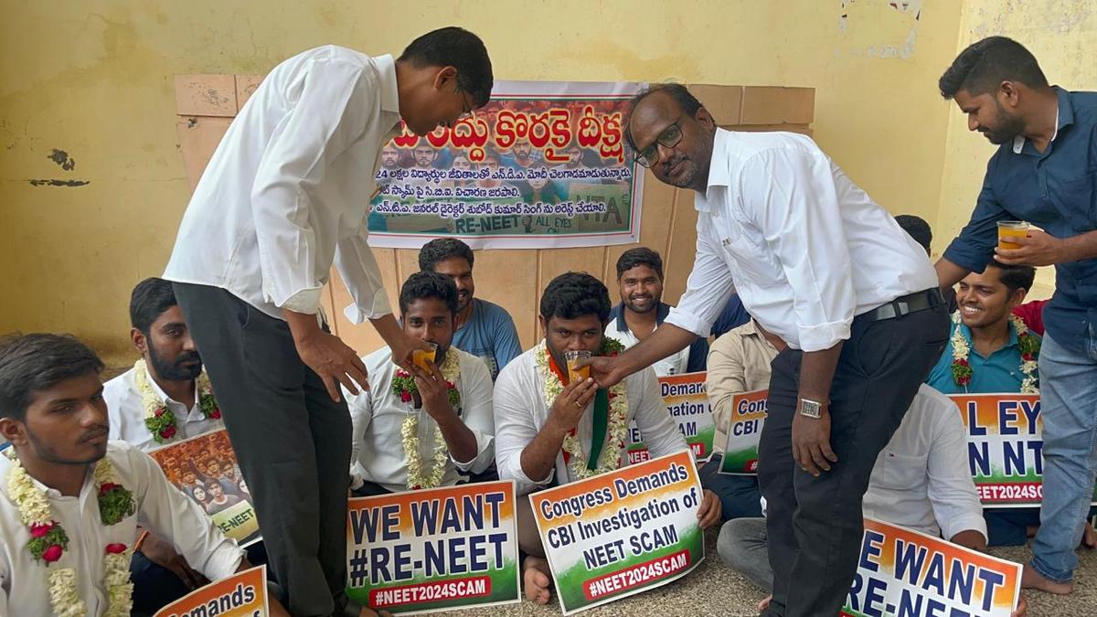 TPCC spokesperson on hunger strike over NEET scam 