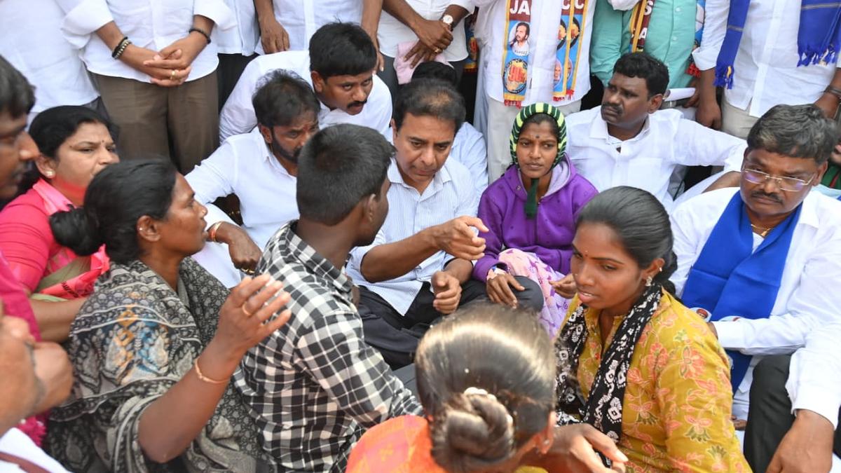 KTR demands murder charges against accused in Kummera Jatara incident, seeks ₹1 crore compensation