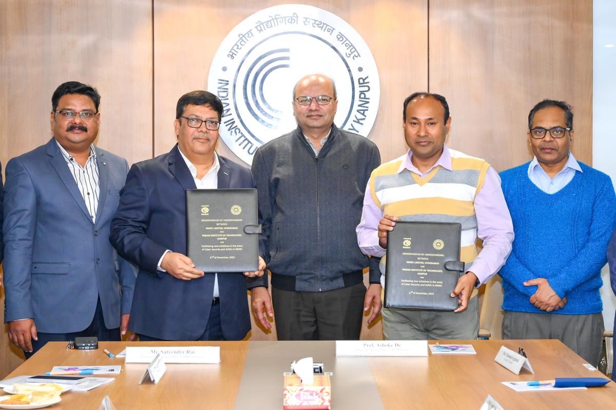 thehindu.com - The Hindu Bureau - NMDC signs MoU with IIT Kanpur to bolster cyber security