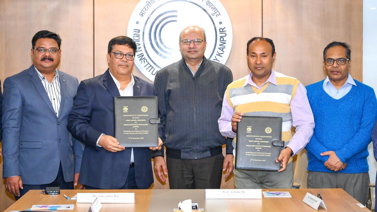 NMDC signs MoU with IIT Kanpur to bolster cyber security