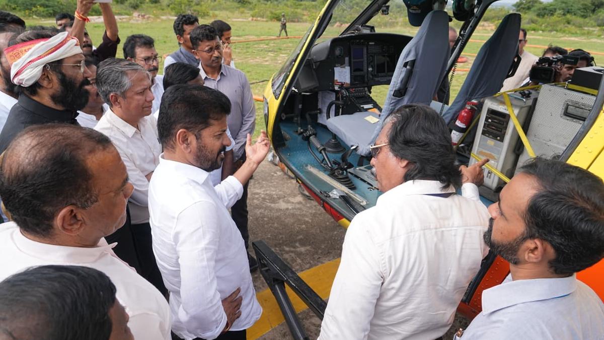 Revanth vows to complete SLBC tunnel, blames BRS for delay