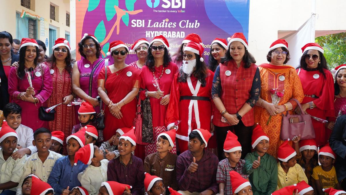 SBI Ladies Club donates computers, stationery, other items to govt. school