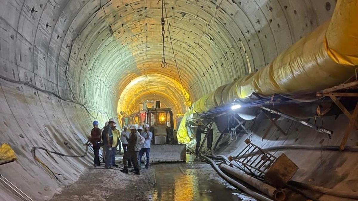 Work on inlet side of SLBC tunnel resumes after a gap of about 13 months