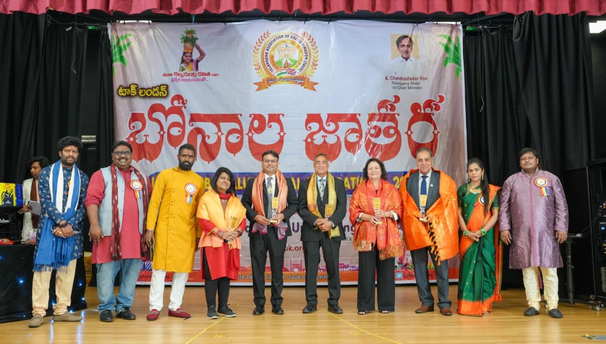 Hounslow Deputy Mayor Muhammad Shakeel Akram was the chief guest at the Bonalu festival celerbations on London by the Telangana community.