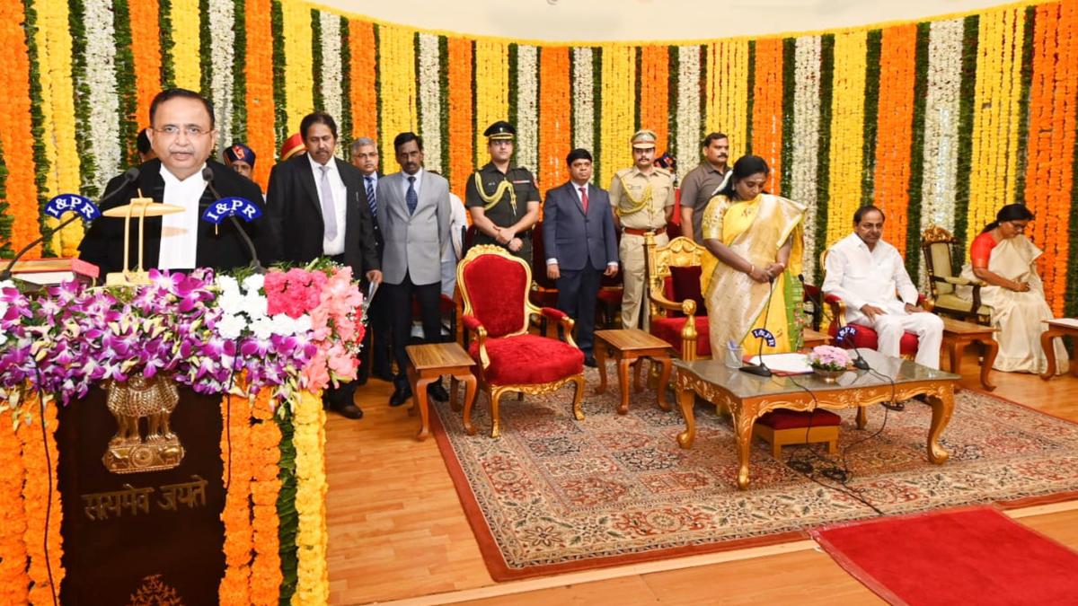 Justice Alok Aradhe sworn in as Chief Justice of Telangana High Court