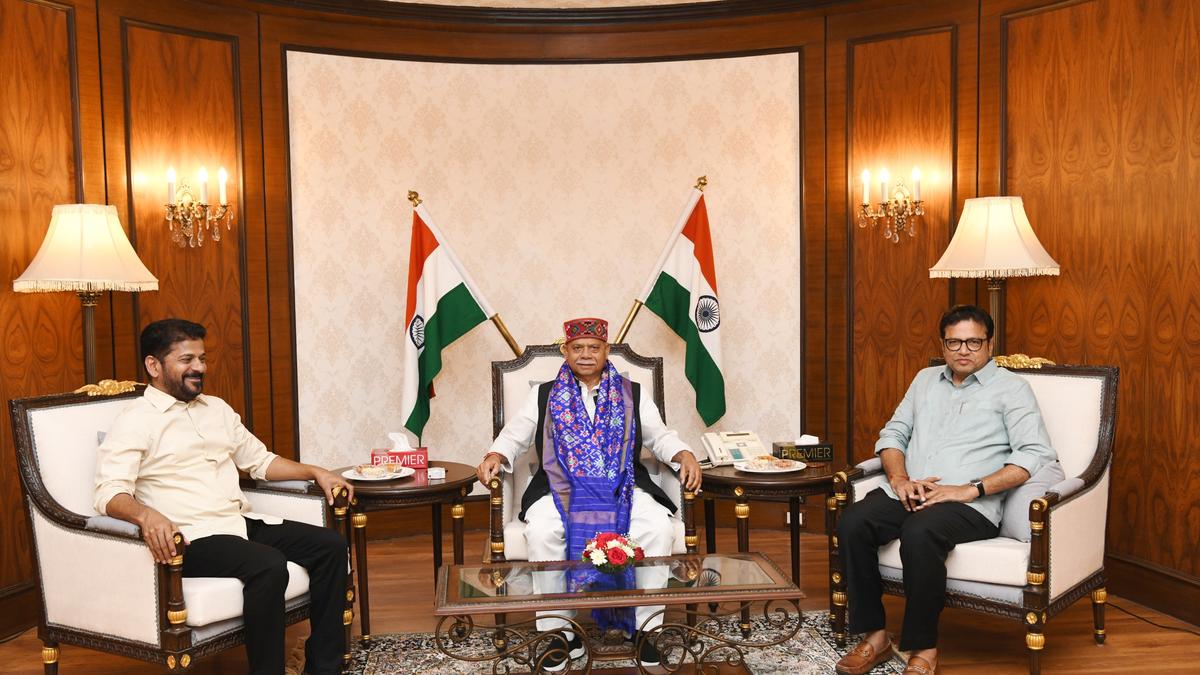 Telangana CM Revanth meets Governor, seeking clearance of Kodandaram and Azharuddin’s nomination as MLCs