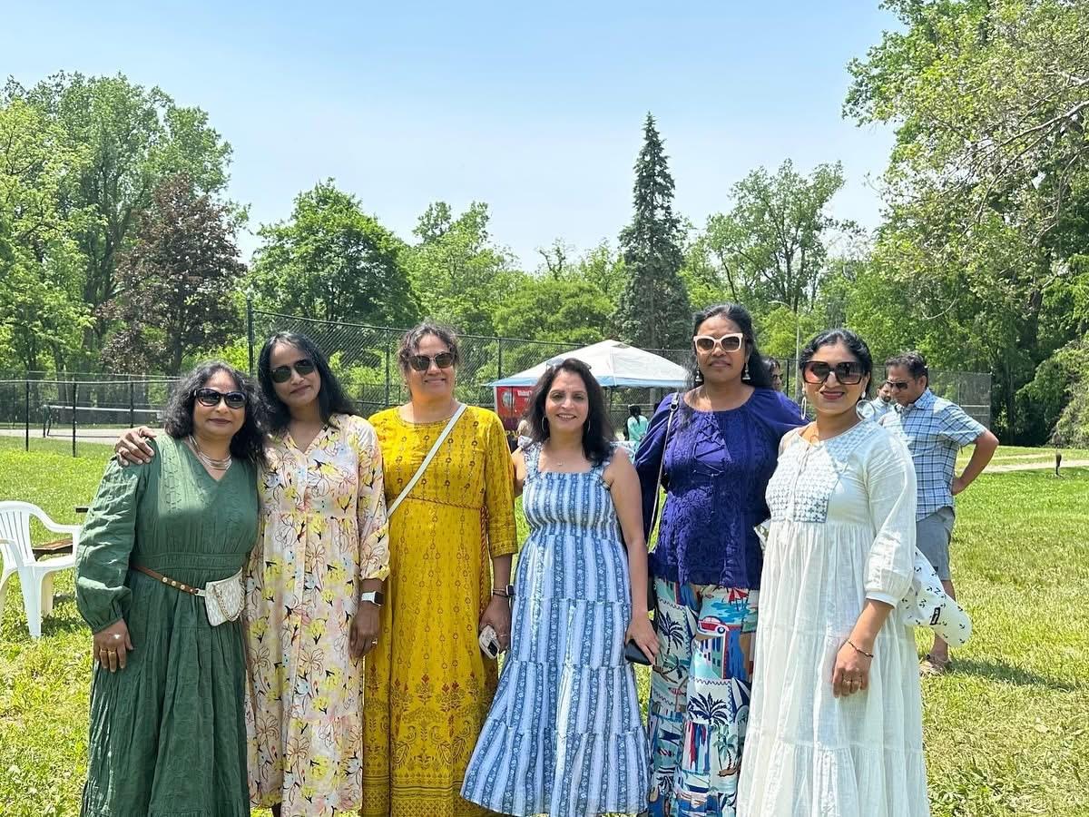 Women at the unity and culture meet of Telangana in Detroit,USA, organised by the Global Telangana Association. 