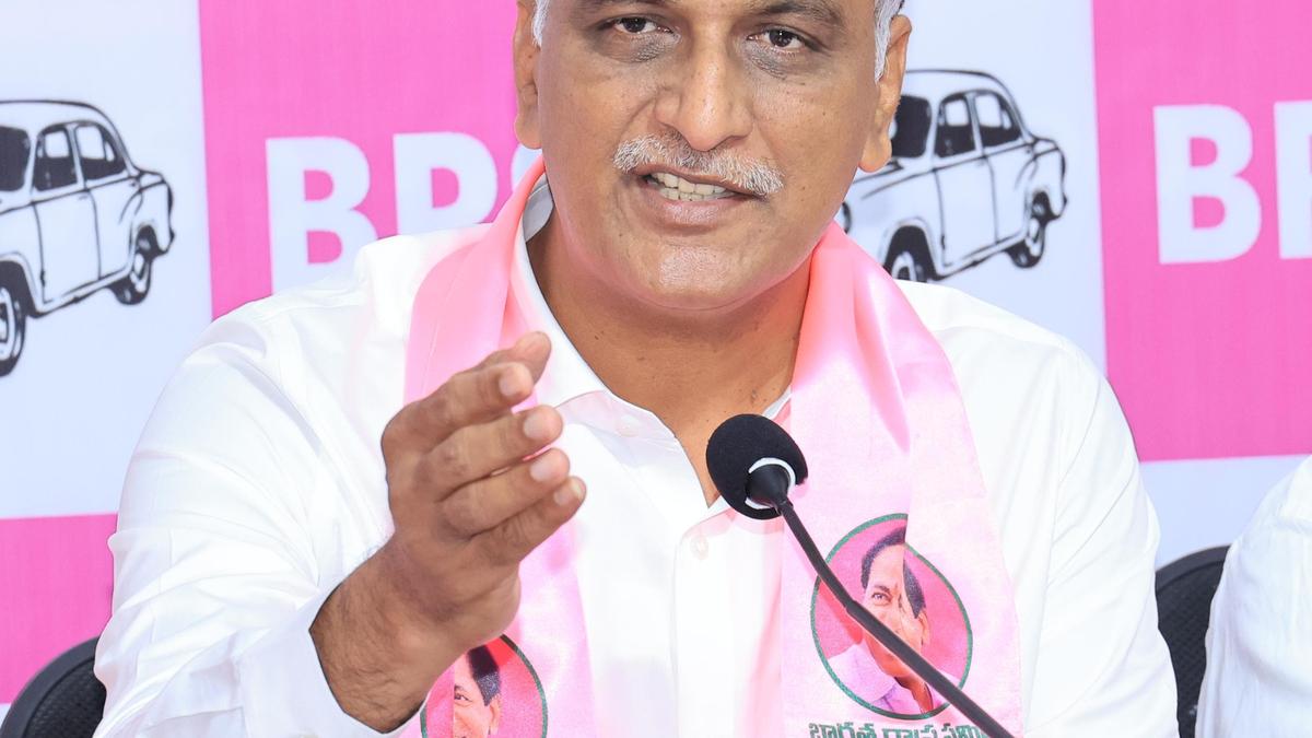 Harish Rao accuses govt of indifference as A.P. draws water ‘illegally’