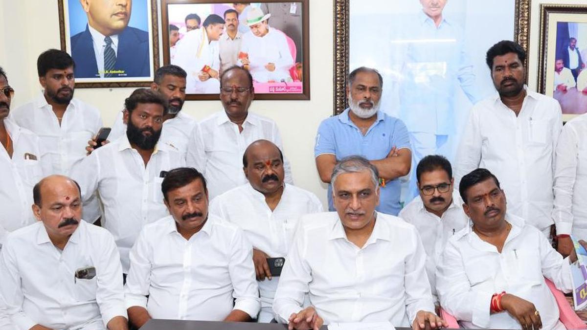 Congress govt. coercing BRS leaders to join ruling party using false cases: Harish Rao