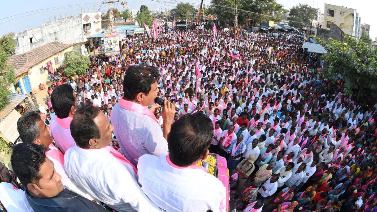 KTR says Congress will bring back Patwari system after abolishing Dharani