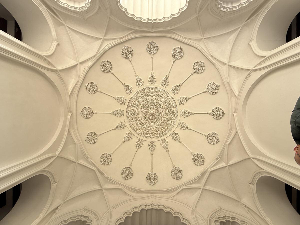 डोमकोंडा महल में पेंडली भवन्ति का पुनर्स्थापित आंतरिक भाग।