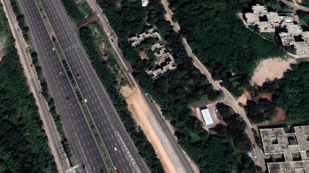 Did cycling track come up after massive green destruction?