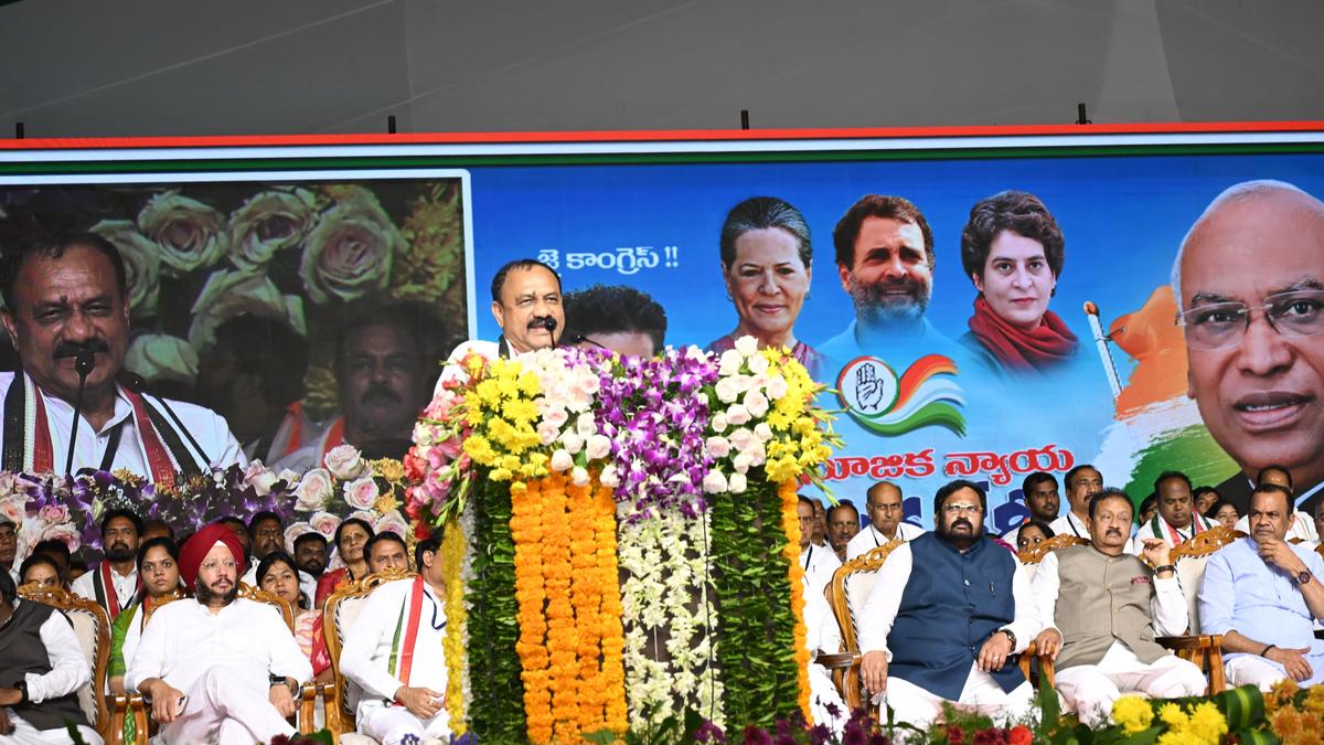 Telangana: Congress’s ‘Samajika Nyaya Bheri’ reignites party cadre ahead of local body polls