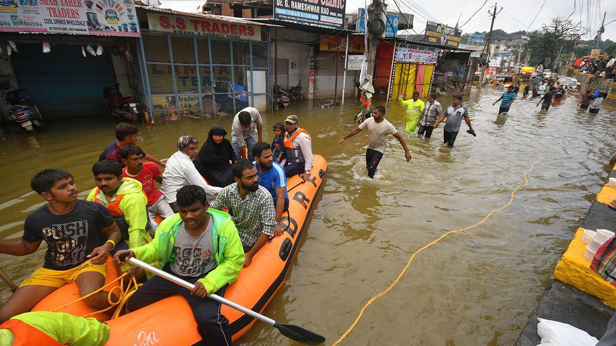 Receding water brings relief to Hyderabad residents, several still in ...